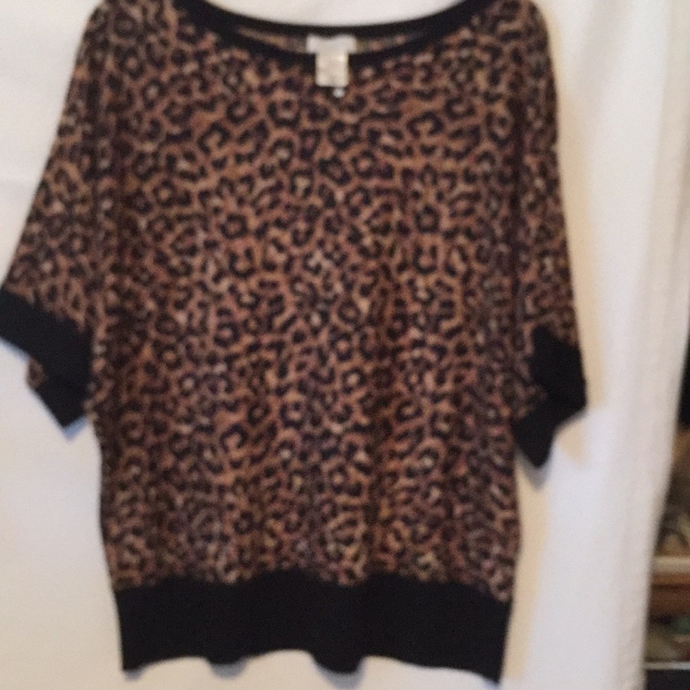Kate Hill animal print sweater